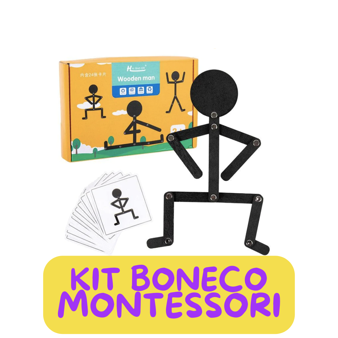 Kit boneco Montessori